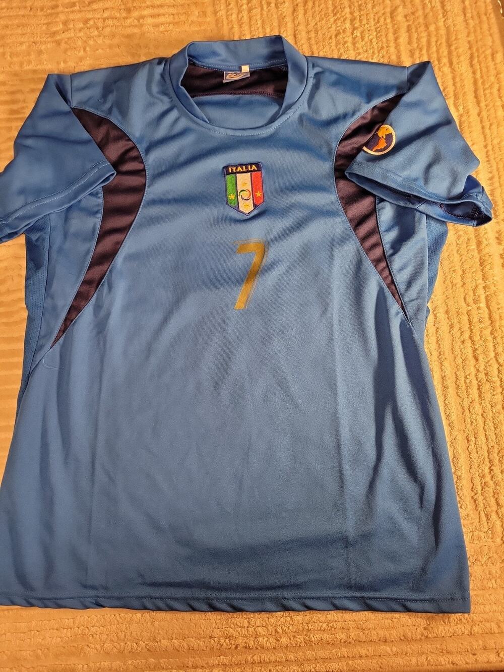 Italia Soccer Jersey Mens Small Adult Top Futbol FCB Italy